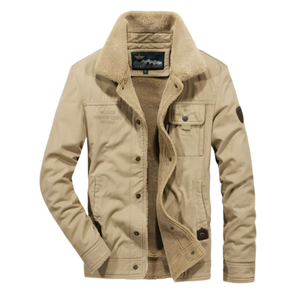 Men Jackets Mens Winter Army Short Jacket OPMC1021E5-BGE-S 136 $ Coats Onetify Stew's Incense