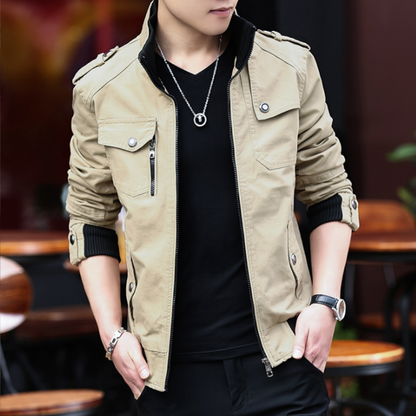Men Jacket Promo 2025 Mens Military Style Casual Jacket with Zipper Design OPMJ02065E-BGE-S 64 $ Shop All Onetify Stew's Incense