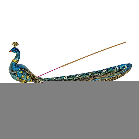 Incense Burner Peacock Polyresin Incense Holder 89684 21 $ Shop All The Witches Sage LLC Stew's Incense