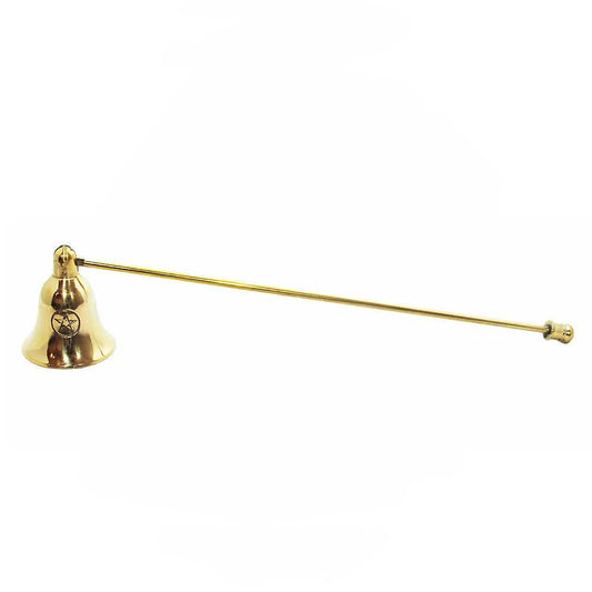 Candle Snuffer Pentacle Brass Candle Snuffer 11" CSF03 7 $ The Witches Sage LLC Stew's Incense