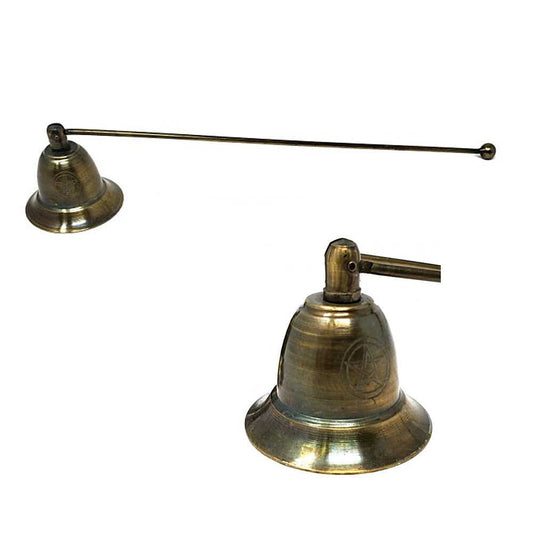 Candle Snuffer Pentacle Metal Candle Snuffer 10" I05-692 4 $ Shop All The Witches Sage LLC Stew's Incense