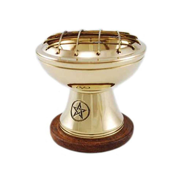 Incense Burner Pentagram Incense Burner CRN3 9 $ Shop All The Witches Sage LLC Stew's Incense
