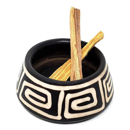 Incense Burner Peruvian Ceramic Burner CPB-1 16 $ Shop All The Witches Sage LLC Stew's Incense