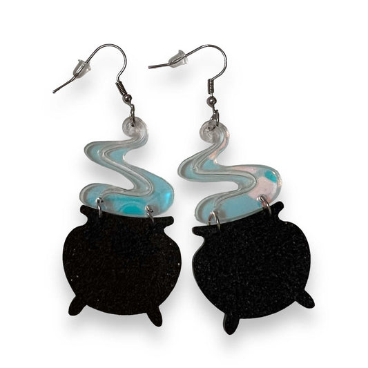 Earrings Witches Brew Halloween Earrings by Lipstick & Chrome ER-70 12 $ Shop All Quirks! Stew's Incense