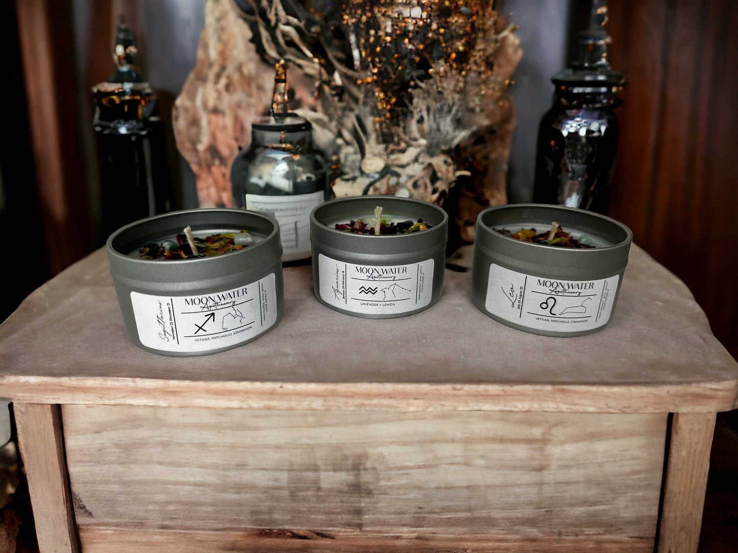  Zodiac Candles – 6 oz Astrology Inspired Candles with 40+ Hour Burn Time sku-40649961930842 9 $ Shop All Moon Water Apothecary Stew's Incense