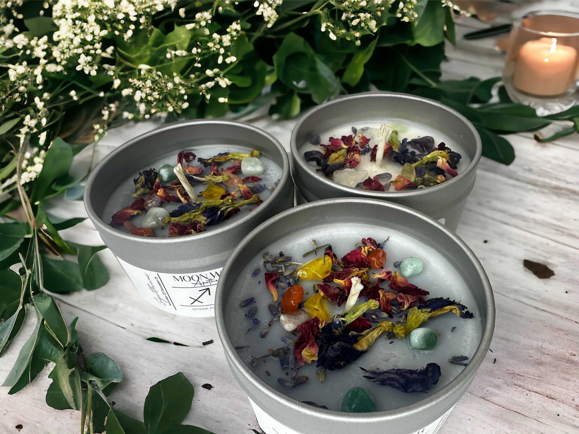  Zodiac Candles – 6 oz Astrology Inspired Candles with 40+ Hour Burn Time sku-40649961930842 9 $ Shop All Moon Water Apothecary Stew's Incense