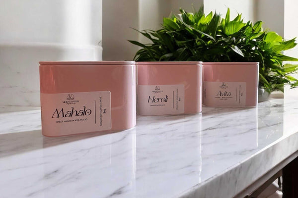  8oz Pink Tin Candles - 3 scents! sku-41946270662746 9 $ Shop All Moon Water Apothecary Stew's Incense