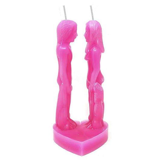 Candle Pink Face to Face Lovers Candle F2F-PINK 11 $ The Witches Sage LLC Stew's Incense