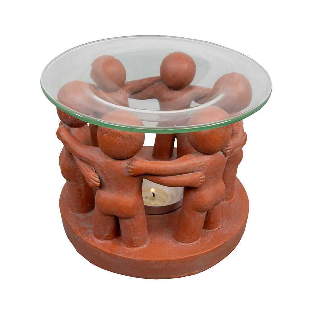 Figurine Polyresin Oil Burner - Circle of Friends 08118 10 $ The Witches Sage LLC Stew's Incense