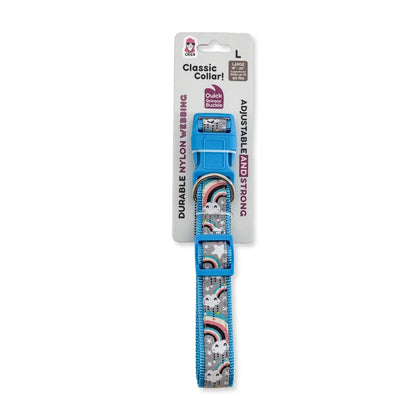 Collars Nylon Dog Collar with Embroidered Rainbow Design, Secure & Adjustable Fit, Comfortable Wear SMH-102 RAN 8 $ Pet Lovers Store American Pet Supplies Stew's Incense