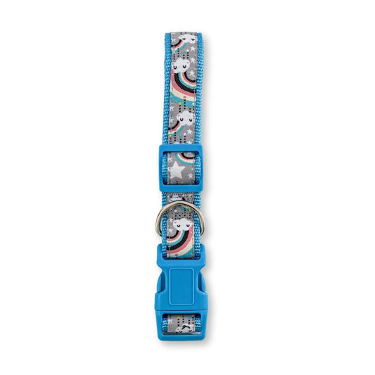 Collars Nylon Dog Collar with Embroidered Rainbow Design, Secure & Adjustable Fit, Comfortable Wear SMH-102 RAN 8 $ Pet Lovers Store American Pet Supplies Stew's Incense