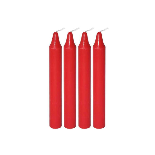 Candle Mini Ritual Candle - Red (Set of 4) 81530 (CDL4) 2 $ Shop All The Witches Sage LLC Stew's Incense