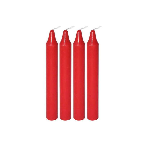 Candle Mini Ritual Candle - Red (Set of 4) 81530 (CDL4) 2 $ Shop All The Witches Sage LLC Stew's Incense