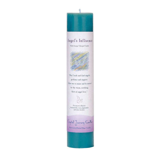 Candle Reiki Herbal Pillar Candle Angels Influence 84408 11 $ Shop All The Witches Sage LLC Stew's Incense