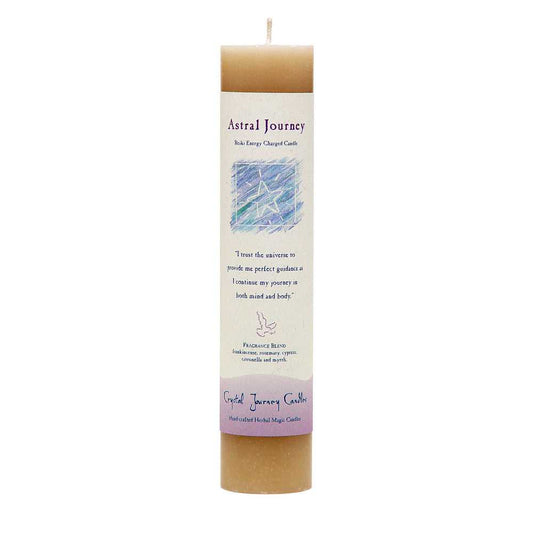Candle Reiki Herbal Pillar Candle Astral Journey 84413 11 $ Shop All The Witches Sage LLC Stew's Incense
