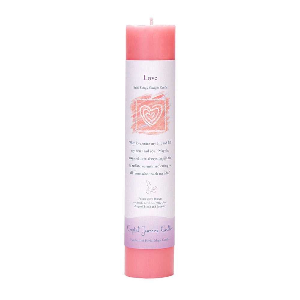 Candle Reiki Herbal Pillar Candle Love 84400 11 $ Shop All The Witches Sage LLC Stew's Incense