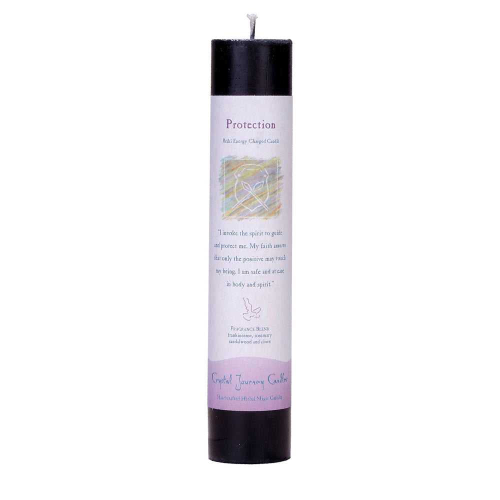 Candle Reiki Herbal Pillar Candle Protection 84405 11 $ Shop All The Witches Sage LLC Stew's Incense