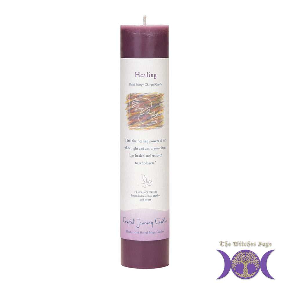 Candle Reiki Herbal Pillar Candle Healing 84402 11 $ Shop All The Witches Sage LLC Stew's Incense
