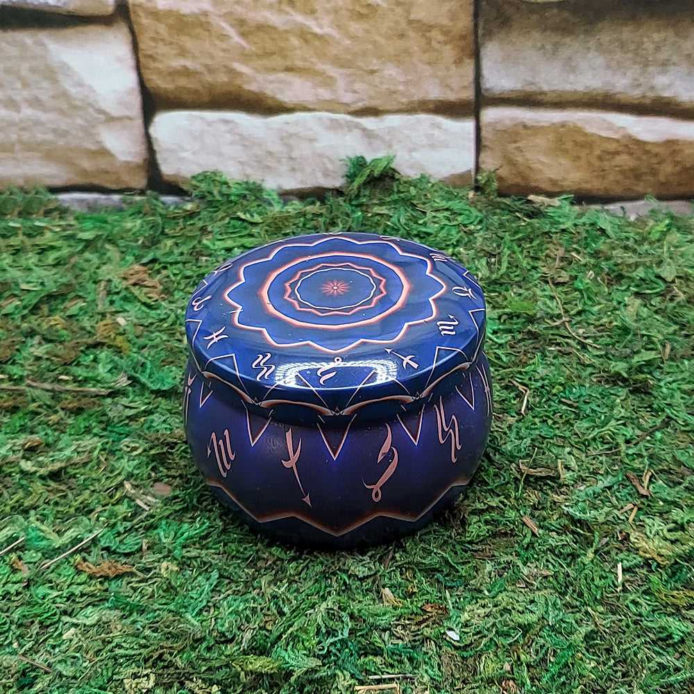 Candle Ritual Tin Candle w/Crystals 42253A 15 $ Shop All The Witches Sage LLC Stew's Incense