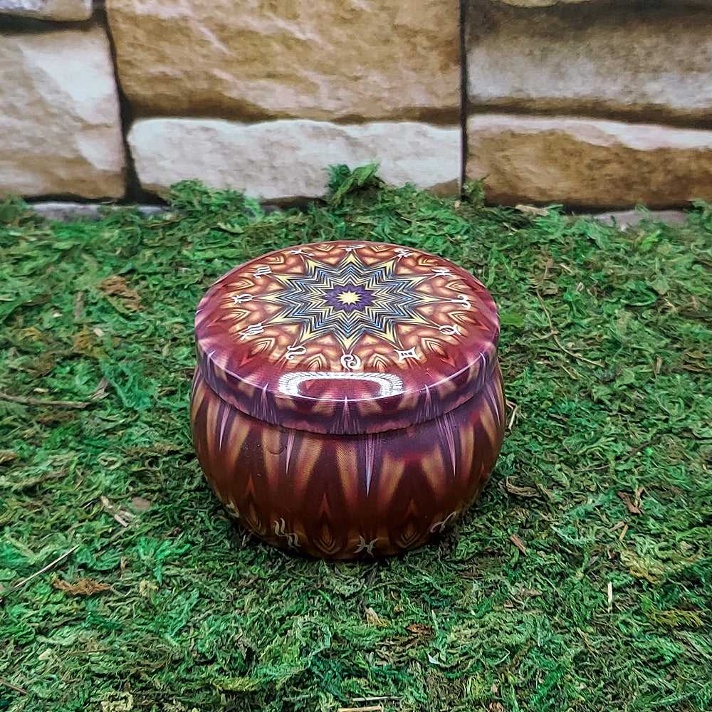 Candle Ritual Tin Candle w/Crystals 42253A 15 $ Shop All The Witches Sage LLC Stew's Incense