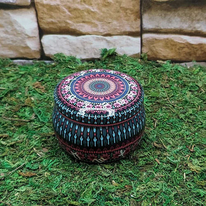 Candle Ritual Tin Candle w/Crystals 42253A 15 $ Shop All The Witches Sage LLC Stew's Incense