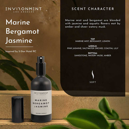 Environment - Room Spray (Hotel Aromatics) Marine | Bergamot | Jasmine Room Spray (Inspired by The Ritz Carlton Hotel®) EN-RS-RITZCARL 38 $ Lava Rock Diffusers Stone Candles Stew's Incense