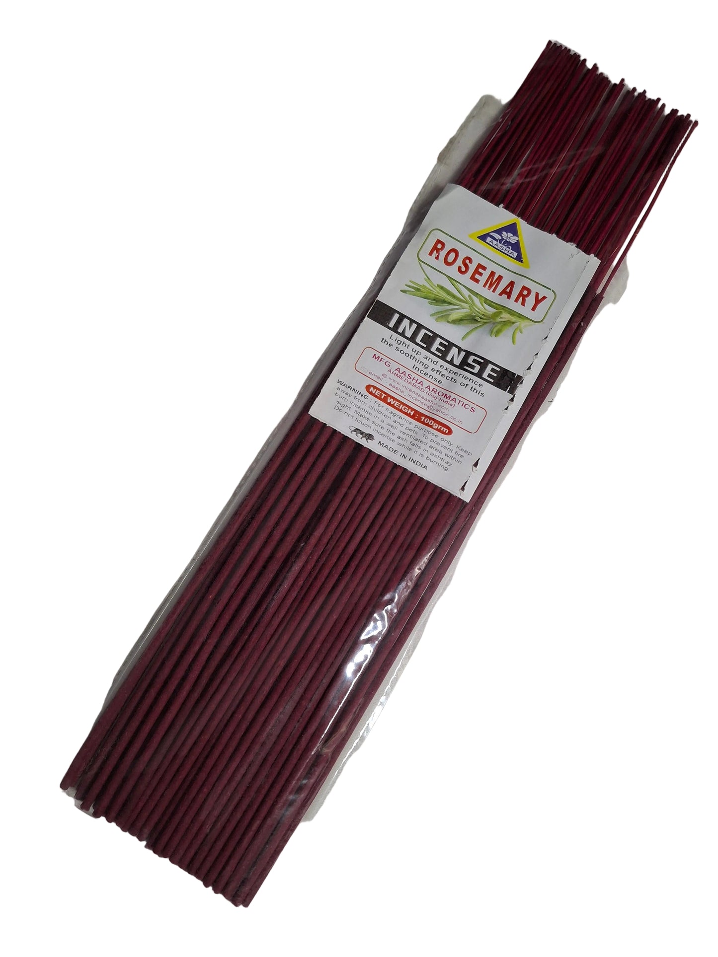 Aasha Rosemary Incense Sticks-12 Inch-Approx. 60 Sticks