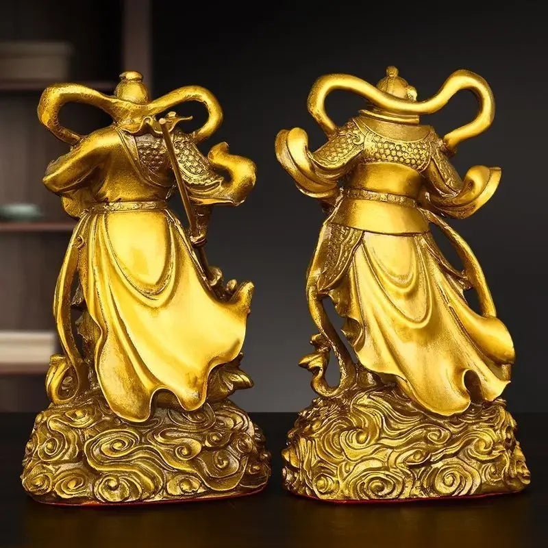 Buddha Brass Vedanta Jataka Bodhisattva Statue Guardian Deity Household Hall Offerings