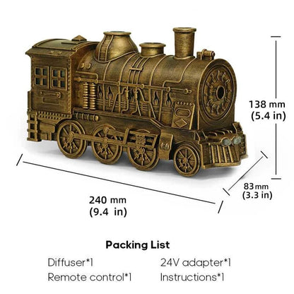  Creative Vintage Train Locomotive Air Humidifier Aroma Diffuser Sprayer with Jellyfish Smoke Ring for Essential Oil Aromatherapy 12000050724447542 52 $ KINSCOTER Store Stew's Incense