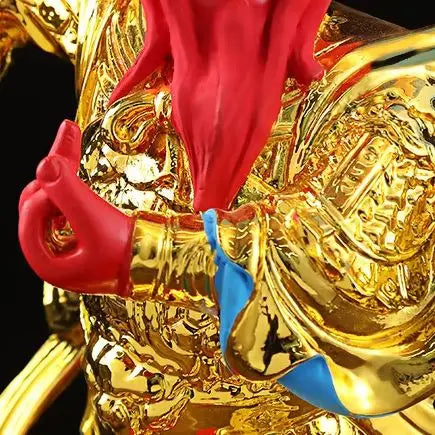 Resin Household Offering God Statue Protecting Fire King Tianjun God Statue Ornament