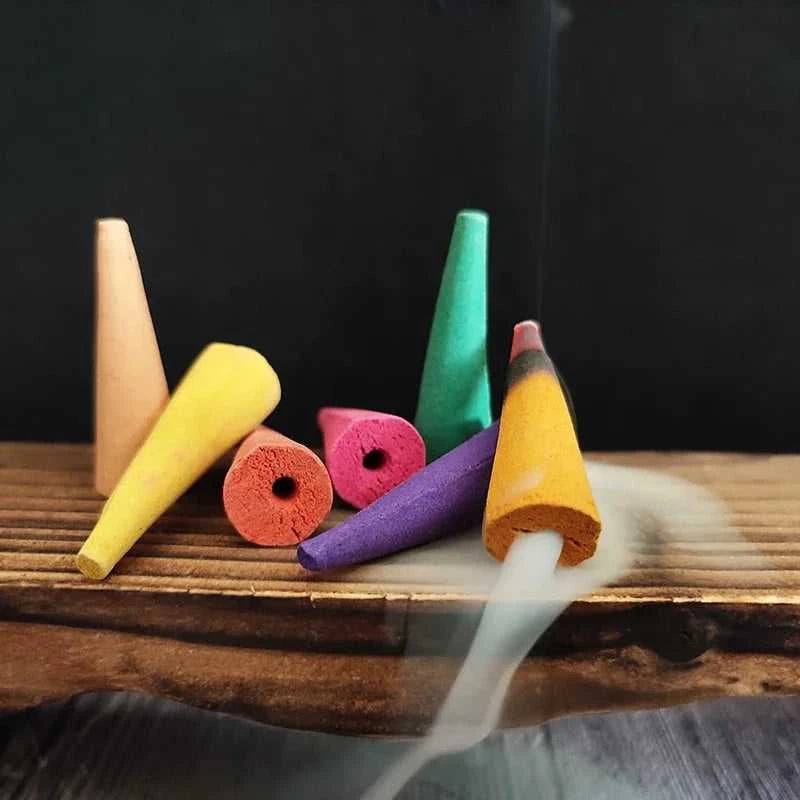  50pcs Natural Oversize backflow Incense Cone 25 minutes mixed scents Reflux Tower Incense Sandalwood Aromatherapy 12000043740546559 8 $ Shop1104310414 Store Stew's Incense