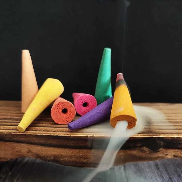  50pcs Natural Oversize backflow Incense Cone 25 minutes mixed scents Reflux Tower Incense Sandalwood Aromatherapy 12000043740546559 8 $ Shop1104310414 Store Stew's Incense