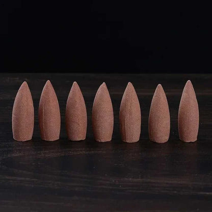  50 Capsules/box of Backflow Incense Cone Aloes Sandalwood DIY Home Office Backflow Smoke Appreciation Meditation Sedation 12000045679531636 17 $ NINA Commodity Store Stew's Incense