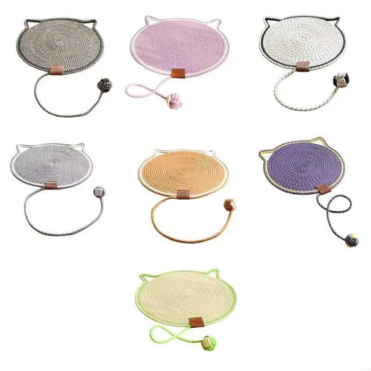 Cat scratching post A9LA Cotton Rope Cats Scratching Post Mat Fun Toy for Cats to Grind Claw & Relieve Stress Feature Wear-Resistant Design 12000047717962036 20 $ Shop All Fashioned Furbabies Stew's Incense