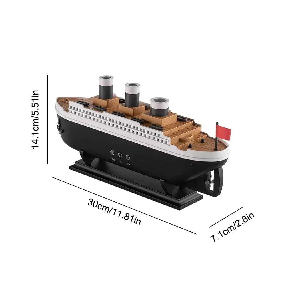 Design Titanic Ship Model Air Humidifier USB Home 250ml Essential Oil Jellyfish Smoke Ring Spray Aroma Diffuser Remote Control 12000044685611058 63 $ CREAROMA Authorized Store Stew's Incense