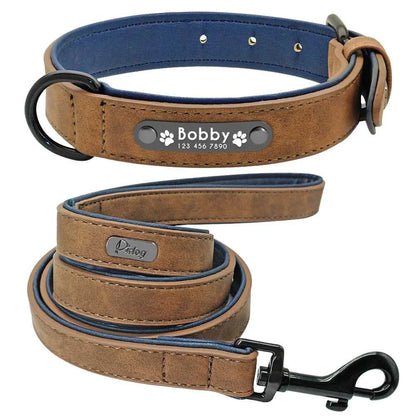 Collar and leash Leather Dog Collar Leash Custom Durable Leather Pet Collars and Leashes Walking Leads Strap Cusomized for Small Medium Large Dog 32914648747-brown collar-S 44 $ Pet Lovers Shop All Products Fashioned Furbabies Stew's Incense