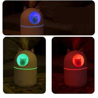  Mini 300ML USB Cat Humidifier Aroma Oil Diffuser Ultra Silent Household Bedroom Car Air Purifier with Cool Mist Light 12000050396194412 14 $ Home Gadgets Store Store Stew's Incense