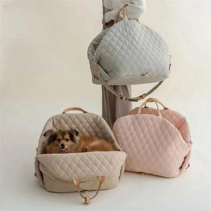 Dog carrier The Verona Luxe Carrier - Quilted Designer Pet Tote 1005007088177916-PK-S 44x22x34cm 77 $ Pet Lovers Shop All Products Fashioned Furbabies Stew's Incense