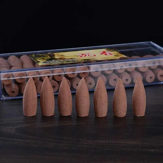  50 Capsules/box of Backflow Incense Cone Aloes Sandalwood DIY Home Office Backflow Smoke Appreciation Meditation Sedation 12000045679531636 17 $ NINA Commodity Store Stew's Incense