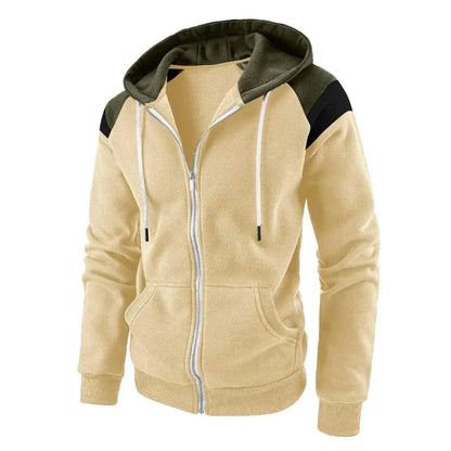 Mens Hoodie Mens Zipped Up Hoodie with Shoulder Details ONFYMH051424B2-NVY-M 49 $ Coats Onetify Stew's Incense