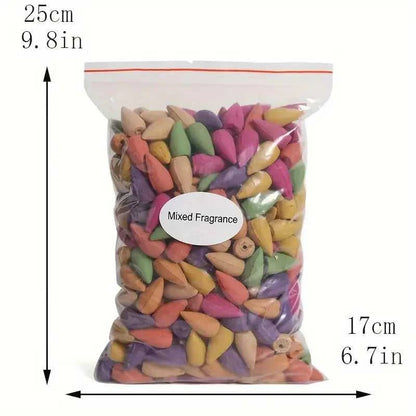  Mixed Waterfall Smoke Backflow Natural Incense Cone Incense Sandal Lavender Multi-scented Suitable for Places Tea Room Yoga Room 12000039908794270 7 $ Shop1103727550 Store Stew's Incense