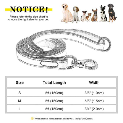 Leather Leash Real Leather Dog Leash Durable Medium Large Dog Lead Genuine Leather Walking Pet Leads Leash for Dogs German Shepherd Pitbull 14:10#black;5:361385 42 $ Pet Lovers Shop All Products Fashioned Furbabies Stew's Incense