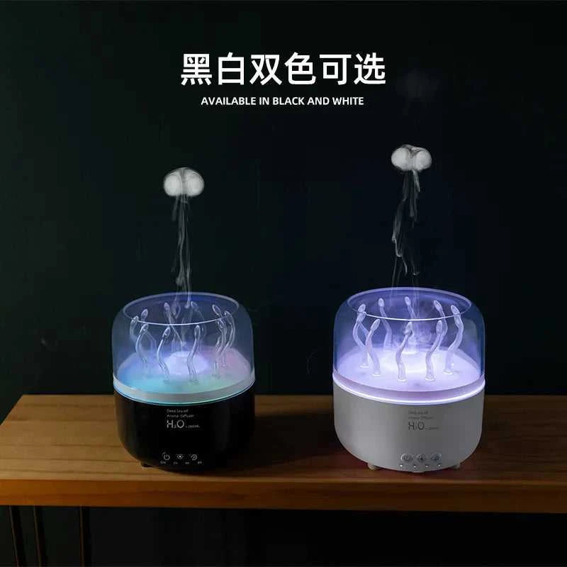 New rotating jellyfish aroma diffuser home desktop fresh air humidifier colorful ambient light diffuser 12000050895602822 74 $ TopWave Store Stew's Incense