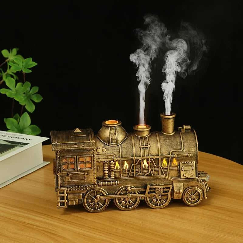  Creative Vintage Train Locomotive Air Humidifier Aroma Diffuser Sprayer with Jellyfish Smoke Ring for Essential Oil Aromatherapy 12000050724447542 52 $ KINSCOTER Store Stew's Incense