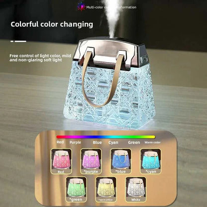  Crystal Bag Air Humidifier 300ML USB Rechargeable Aroma Diffuser Essential Oils Color Lights Mist Sprayer for Home Bedroom Gift 12000048673192211 26 $ Searide Official Store Stew's Incense