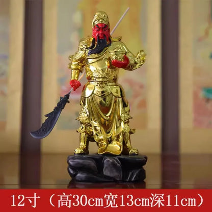 Buddhist Deity Figurine for Home Decor, God of Wealth, Guan Yu Statue, Domineering Buddha Ornament, Worship Buddha