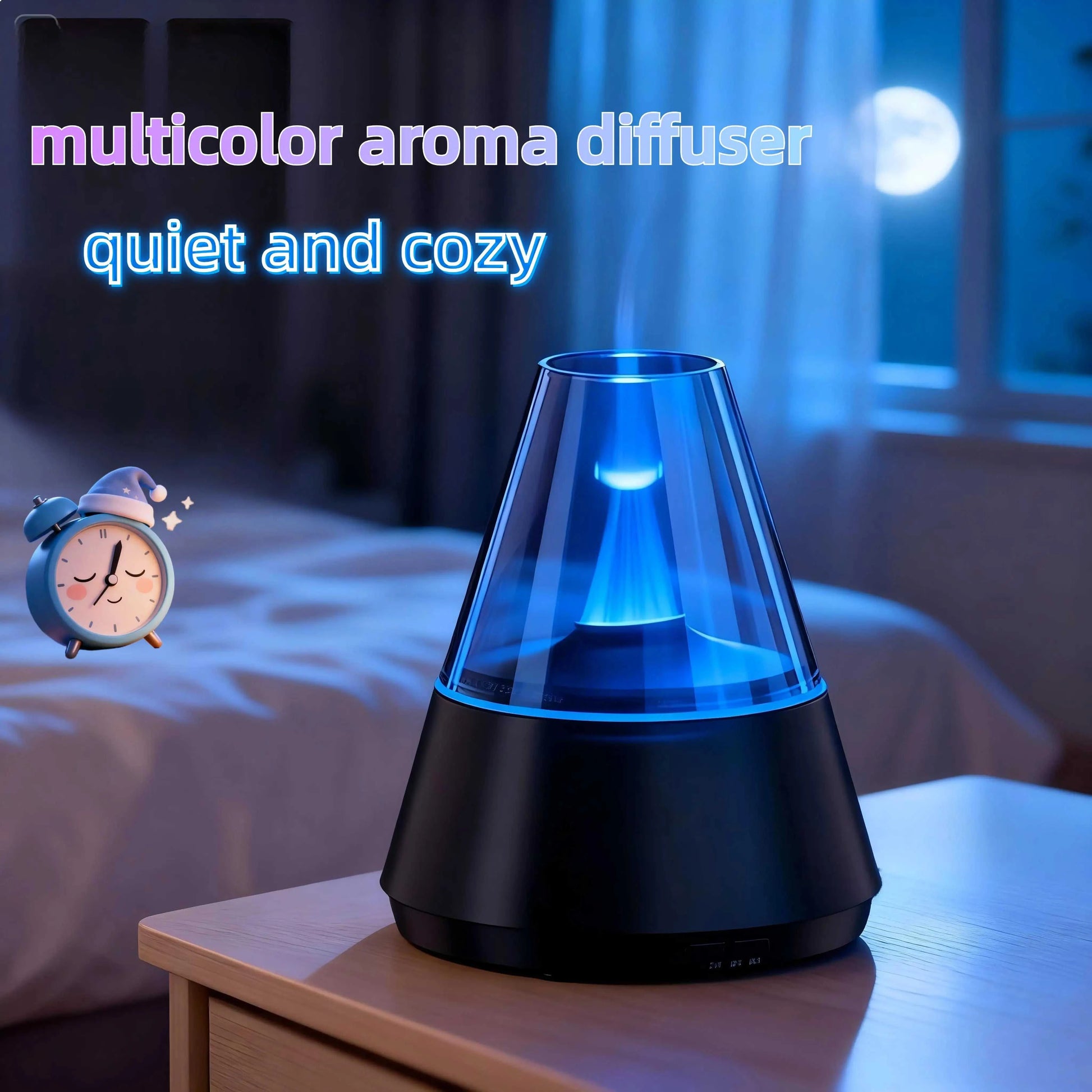  Flame Essential Oil Diffuser Upgrade 7 Colour Lights Aromatherapy Diffuser Diffuser Air Humidifier Aroma Diffusers for Bedroom 12000053082702083 71 $ CREAROMA Choice Store Stew's Incense