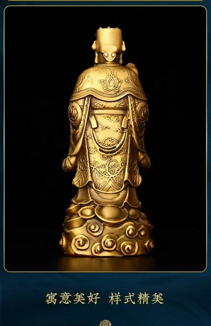 High Quality Copper God of Fortune Yuanbao Ruyi  Decor,Household Offerings Living Room