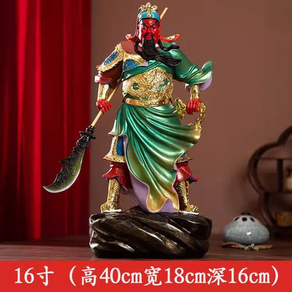 Buddhist Deity Figurine for Home Decor, God of Wealth, Guan Yu Statue, Domineering Buddha Ornament, Worship Buddha