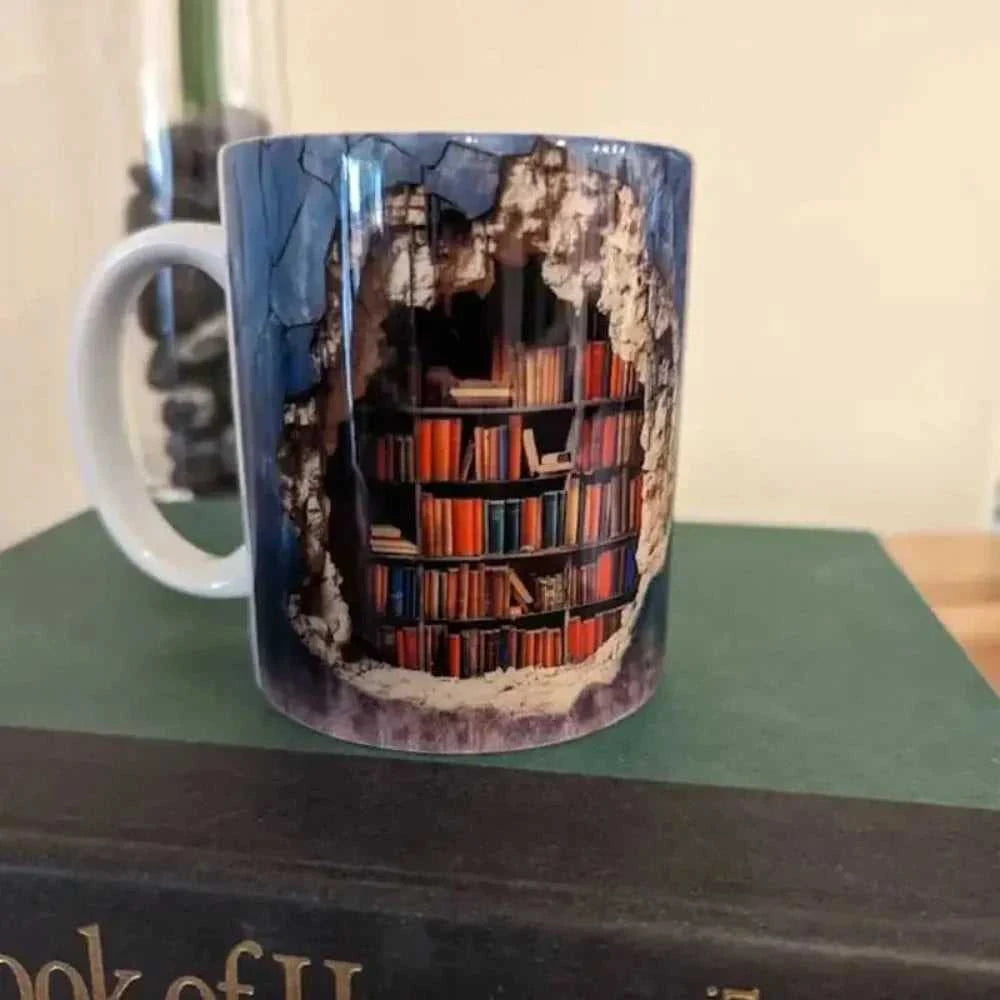 mug Bookshelf Coffee Mug ONFY012524CMGB2-1 39 $ Mugs Onetify Stew's Incense